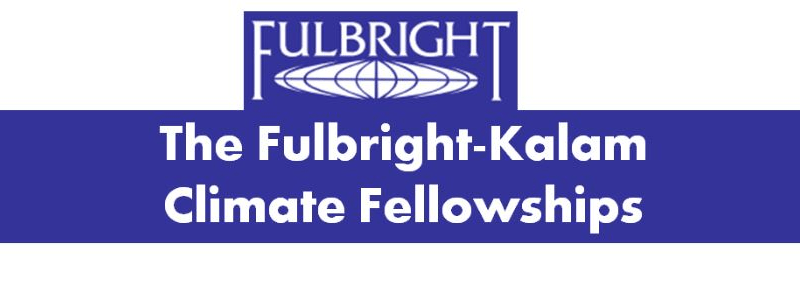 Fulbright-Kalam Climate Fellowship Logo